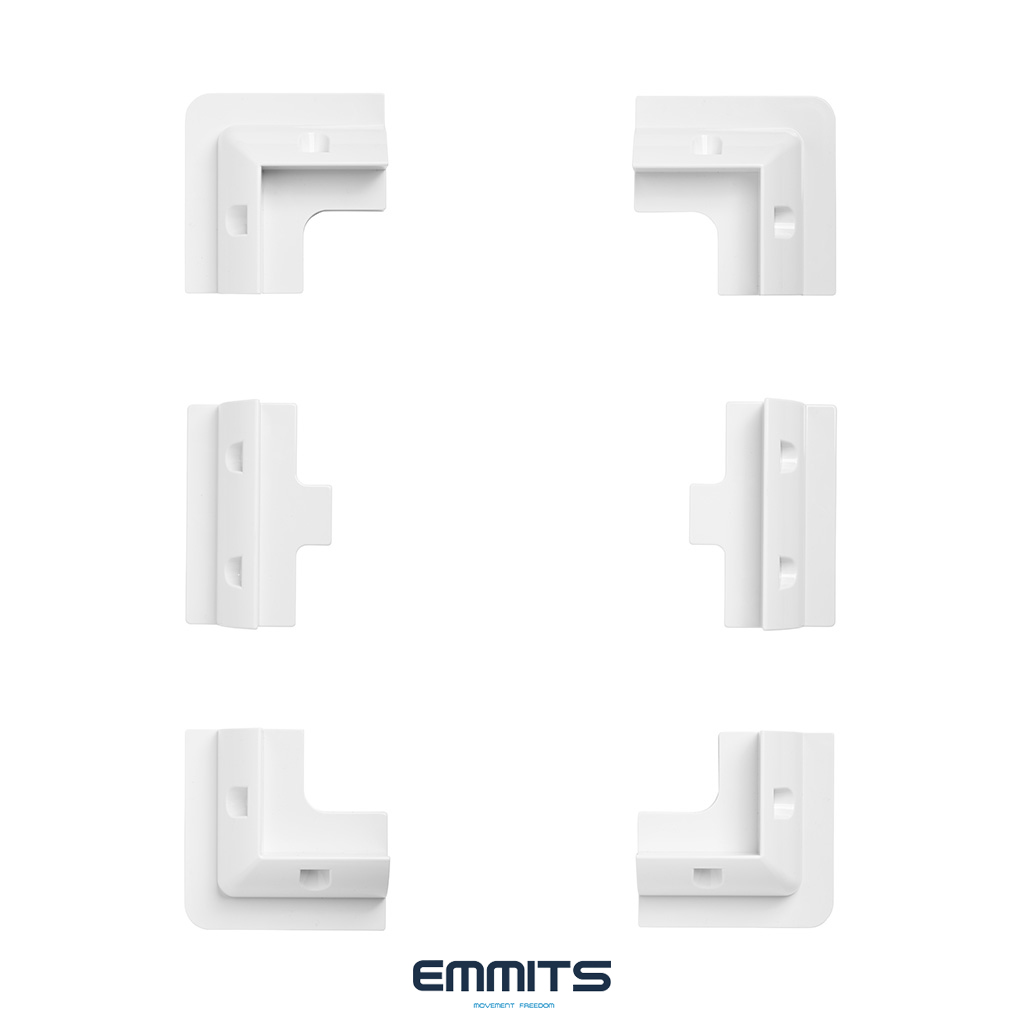 BRACKETS_ABS_WHITE_1 Soportes montaje panel solar seis piezas blanco – Bild 1